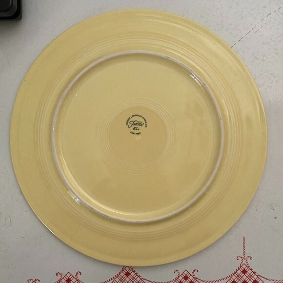 Fiestaware Discontinued Hostess Tray Sunflower - Picture 4 of 6